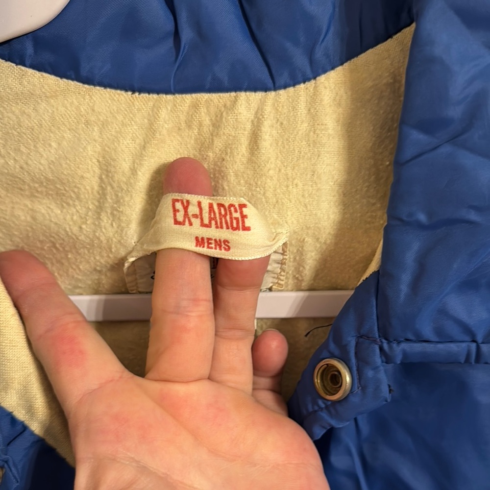 Blue Varsity Jacket - image 3